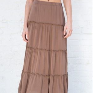 - BRANDY MELVILLE BROWN IZZY SKIRT